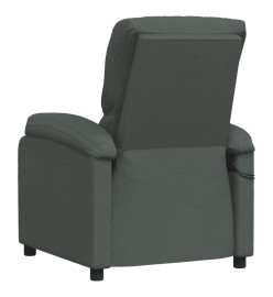 Fauteuil électrique de massage Gris foncé Tissu