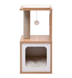 Arbre à chat avec tapis à gratter en sisal 60 cm