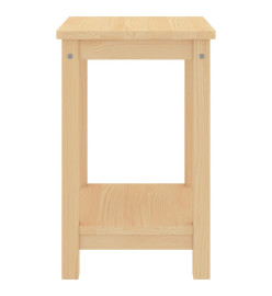 Table de chevet Bois clair 35x30x47 cm Bois de pin massif