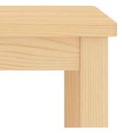 Table de chevet Bois clair 35x30x47 cm Bois de pin massif