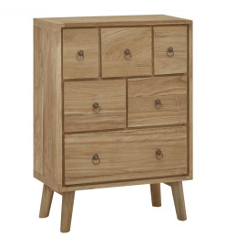 Commode 56x30x80 cm Bois massif de teck