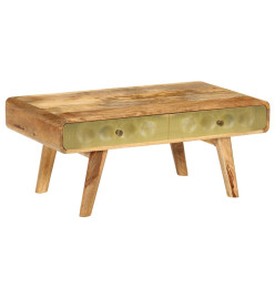 Table basse Bois de manguier massif 90 x 50 x 40 cm