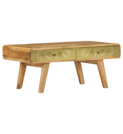 Table basse Bois de manguier massif 90 x 50 x 40 cm