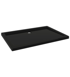 Receveur de douche rectangulaire ABS Noir 70x100 cm