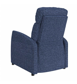 Fauteuil inclinable Bleu Tissu