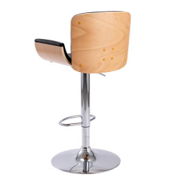 Tabouret de bar Noir Similicuir