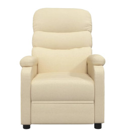 Fauteuil électrique de massage Crème Tissu