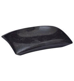 Lavabo Noir 50x35x10 cm Marbre