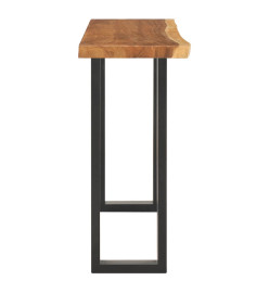 Table console Bois d'arbre à pluie massif 110x35x75 cm