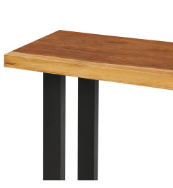 Table console Bois d'arbre à pluie massif 110x35x75 cm