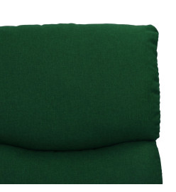 Fauteuil de massage Vert foncé Tissu