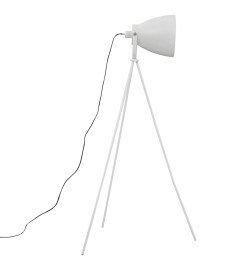 Lampadaire trépied Métal Blanc E27