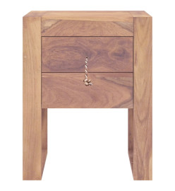 Table de chevet 40 x 30 x 50 cm Bois de teck solide