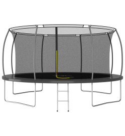 Ensemble de trampoline rond 460x80 cm 150 kg