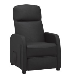 Fauteuil inclinable Noir Similicuir