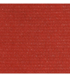 Voile d'ombrage 160 g/m² Rouge 4/5x3 m PEHD