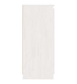 Armoires latérales 3 pcs Blanc Bois de pin massif