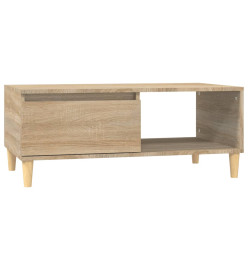 Table basse Chêne sonoma 90x50x36,5 cm Bois d'ingénierie