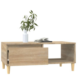 Table basse Chêne sonoma 90x50x36,5 cm Bois d'ingénierie