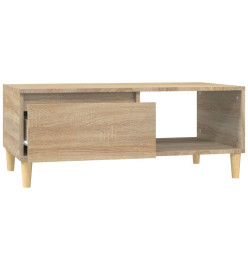 Table basse Chêne sonoma 90x50x36,5 cm Bois d'ingénierie