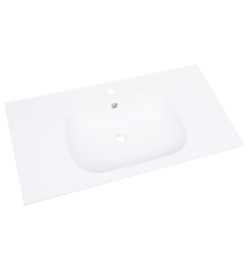 Lavabo encastré 605x460x105 mm SMC Blanc