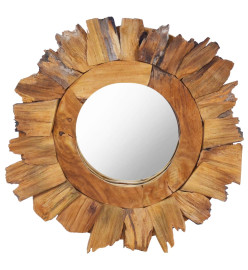 Miroir mural 40 cm Teck Rond