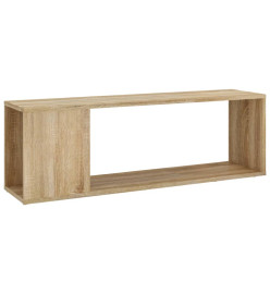 Meuble TV Chêne sonoma 100x24x32 cm Aggloméré