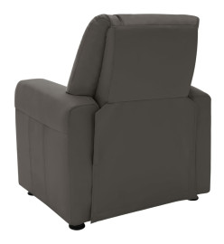 Fauteuil inclinable enfants Similicuir Gris anthracite