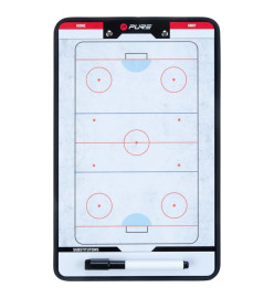 Pure2Improve Tableau d’entraîneur Hockey sur glace 35x22 cm P2I100640