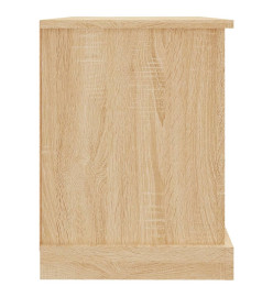 Meuble TV chêne sonoma 73x35,5x47,5 cm bois d'ingénierie