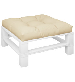 Coussin de canapé palette Beige 70x70x10 cm