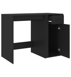 Bureau Noir 100x49x75 cm Bois d'ingénierie