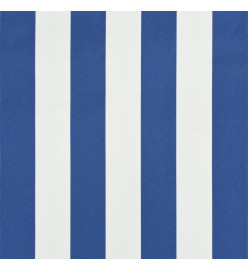 Auvent rétractable 350x150 cm Bleu et blanc