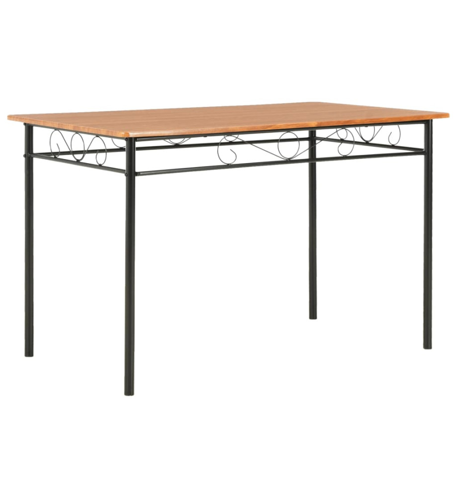 Table de salle à manger Marron 120 x 70 x 75 cm MDF