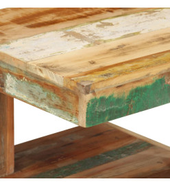 Table basse 45x45x40 cm Bois de récupération massif