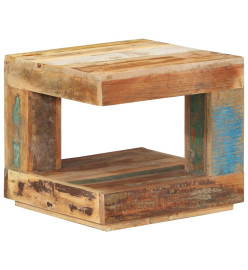 Table basse 45x45x40 cm Bois de récupération massif