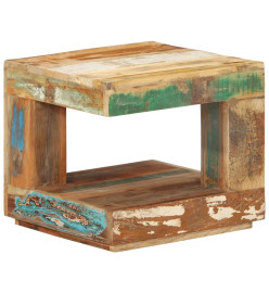 Table basse 45x45x40 cm Bois de récupération massif