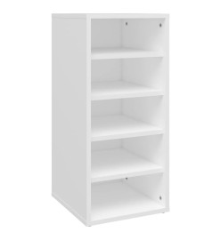 Armoire à chaussures Blanc 31,5x35x70 cm Aggloméré