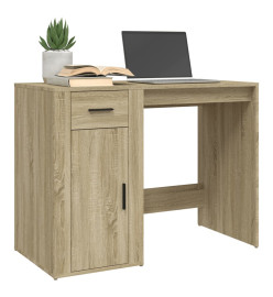 Bureau Chêne sonoma 100x49x75 cm Bois d'ingénierie