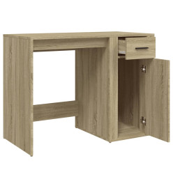 Bureau Chêne sonoma 100x49x75 cm Bois d'ingénierie