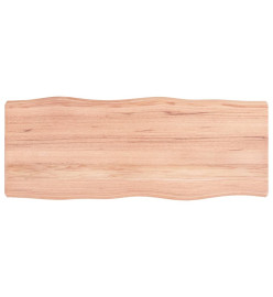 Dessus de table bois chêne massif traité bordure assortie