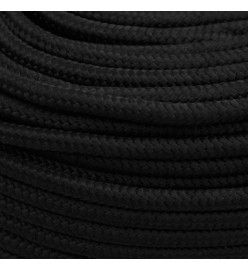 Corde de travail Noir 10 mm 250 m Polyester