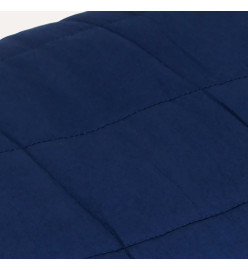 Couverture lestée Bleu 200x220 cm 13 kg Tissu