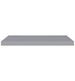 Étagères murales flottantes 4 pcs gris 80x23,5x3,8 cm MDF