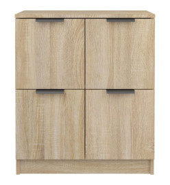 Buffet Chêne sonoma 60x30x70 cm Bois d'ingénierie