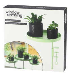 Esschert Design Plateau pour plantes avec pince rond vert L