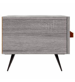 Meuble TV sonoma gris 150x36x30 cm bois d'ingénierie