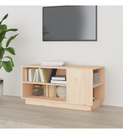 Meuble TV 80x35x40,5 cm Bois de pin massif