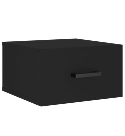 Tables de chevet murales 2 pcs noir 35x35x20 cm