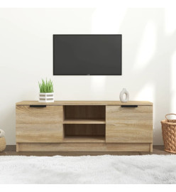 Meuble TV Chêne sonoma 102x35x36,5 cm Bois d'ingénierie